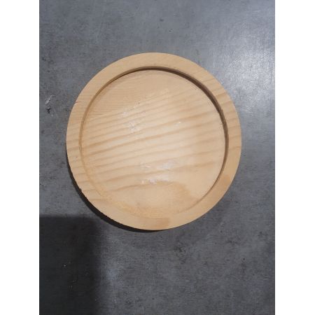 SOUS VASE ROND EN BOIS 9CM DE DIAMETRE INTERIEUR