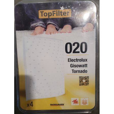 4 SACS ASPIRATEUR TOPFILTER 020