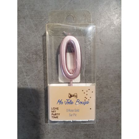 BOUGIE 0 ROSE MA JOLIE BOUGIE