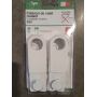 CAISSON DE VOLET ROULANT 2 SUPPORTS SIMPLES DIAMETRE 28 BLANC