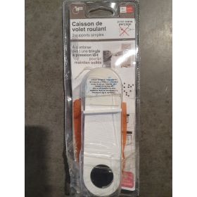 CAISSON DE VOLET ROULANT 2 SUPPORTS SIMPLES A COMBINER AVEC UNE TRINGLE A PRESSION IB+