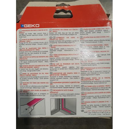 BANDE DE CALFEUTRAGE EN PVC POUR FENETRE ET PORTE PROFIL I