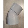 COUDE PVC GRIS 45° ADEQUA FEMELLE FEMELLE DIAMETRE 100