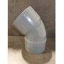COUDE PVC GRIS 45° ADEQUA FEMELLE FEMELLE DIAMETRE 100