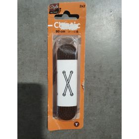 LACET MARRON 90CM STYLE FOR FEET CLASSIC