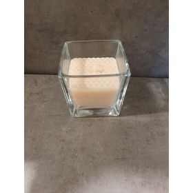 BOUGIE PARFUMEE POT VERRE CARRE