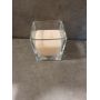 BOUGIE PARFUMEE POT VERRE CARRE