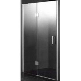 Porte de Douche Pivotante Verre Clair 90 Nox
