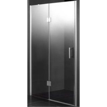 Porte de Douche Pivotante Verre Clair 90 Nox