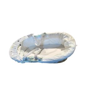 Couffin Bébé Osier Étoiles : Berceau Douillet et Transportable