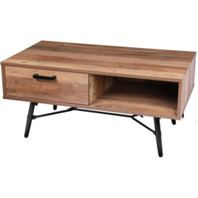 Table Basse Hampton Bois/Noir - Urban Living