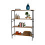 Bibliothèque 4 Niveaux Urban Living Marcel Bois Clair Noir