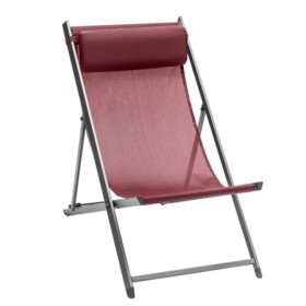 Chilienne Jardin Bordeaux Pliable Confort