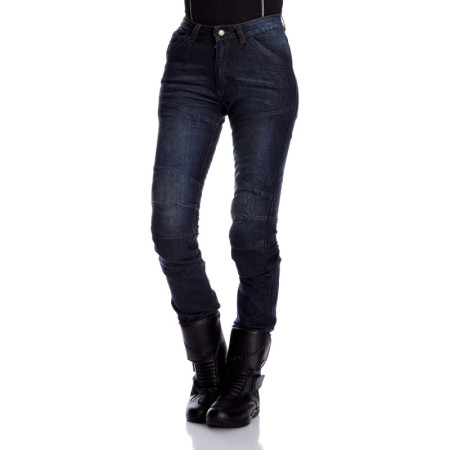 Roleff Racewear Jean Aramide Moto Femme Bleu
