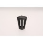 2 x Embouts Tetra Noirs pour Barre 20mm - Ateliers 28