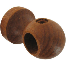 Support Tringle Rideau Bois Swish-Home - Brun Foncé
