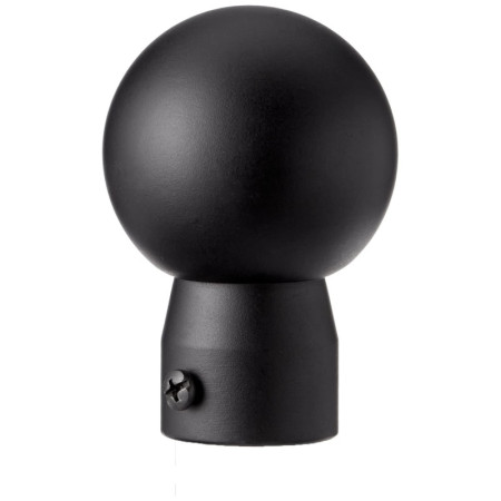 Embout Tringle Rideau Noir Mat - Ateliers 28