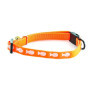 Collier Chat Martin Sellier - Motifs Poissons Orange