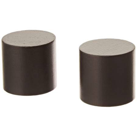 Embouts Tringle Rideaux ATELIERS 28 - Noir (Lot 2)