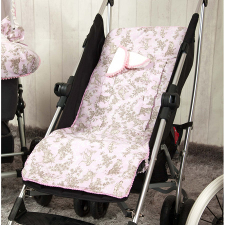 Tapis Poussette Babyline Rose - Confort Bébé