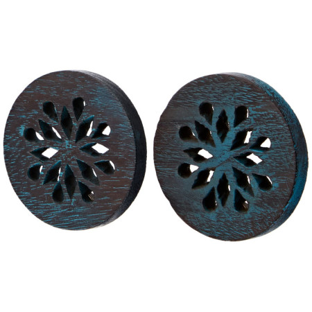 Embouts Rideaux Arum Bois - Ateliers28
