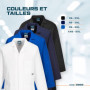 Blouse Portwest Blanche - Coton 190g/m² - Taille S