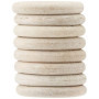 Ronds Bois Blanchis - Lot de 10 - Déco Rustique