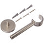 Support Tringle Rideaux Ateliers 28 - Nickel Satiné