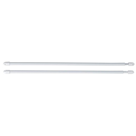 Arrêts de Fin Tringle Extensible Ø6mm - Blanc (Lot 2)