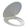 Abattant WC Durable Gris Clair - Installation Facile