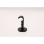 Supports Plafond Rideaux HOMEMAISON - Noir Mat 20mm