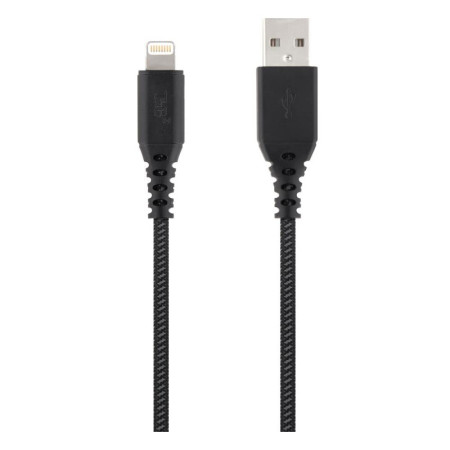 Câble Lightning T'nB 2m Noir - Robuste et Durable