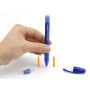 Recharges BIC Gel-ocity Illusion Rouge - 12x Pointe Moyenne