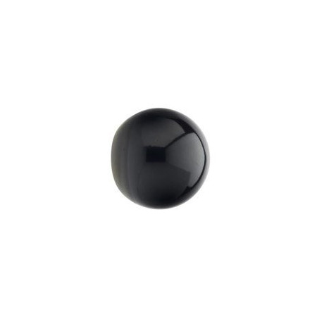 Boule Noire Laquée 28mm - Ateliers28