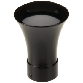 Embout Cylindrique Noir pour Tringle - Ateliers 28