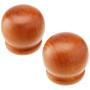 Embout Rideau Pomme D35 Merisier - Ateliers 28