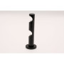 2 X Supports Muraux Rideaux Double - Noir - Ø20mm