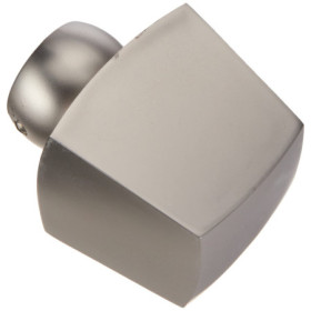 Embout Rideau Ateliers 28 Cube Chrome Satiné