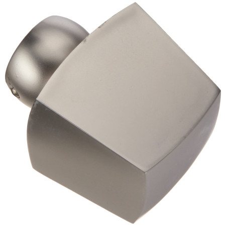 Embout Rideau Ateliers 28 Cube Chrome Satiné