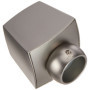 Embout Rideau Ateliers 28 Cube Chrome Satiné