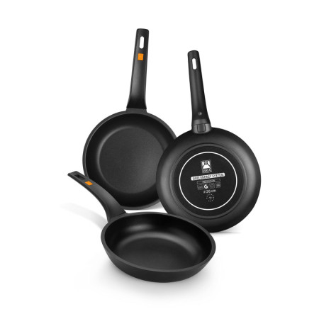 Set de 3 Poêles BRA Efficient - 18/22/26 cm