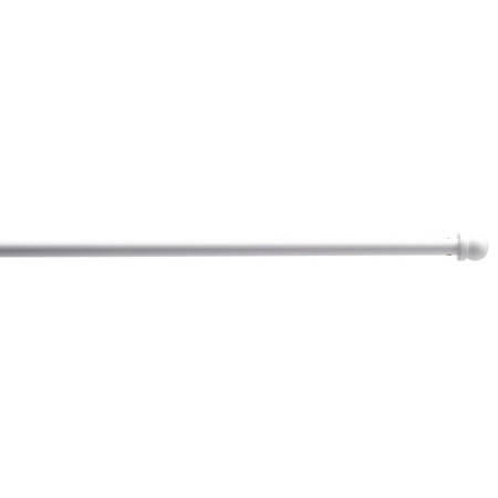 Tringle à Rideaux Ronde Blanche Ateliers 28 (50-80cm)