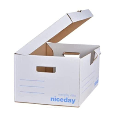 Boîte de classement Niceday - Blanc - Rangement organisé