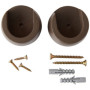 Embouts Tringle Rideaux ATELIERS 28 - Chocolat