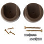 Embouts Tringle Rideaux ATELIERS 28 - Chocolat