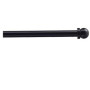 Tringle à Rideaux Extensible Noire SYNYEY 70-110cm