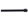 Tringle à Rideaux Extensible Noire SYNYEY 70-110cm