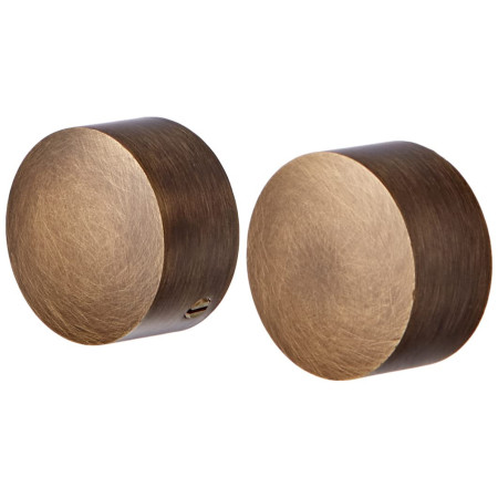 Embouts Rideaux Bronze Ateliers 28 (Lot de 2)