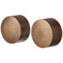 Embouts Rideaux Bronze Ateliers 28 (Lot de 2)