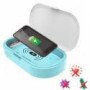 Stérilisateur UV et Chargeur Sans Fil Muvit Bleu Clair